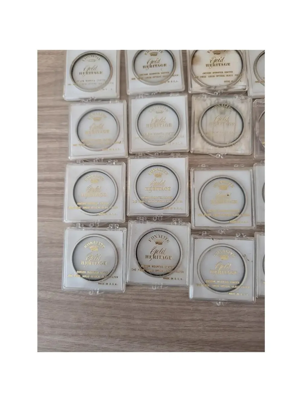 Old Stock Vtg Ednalite Coated Optical Lens  40+